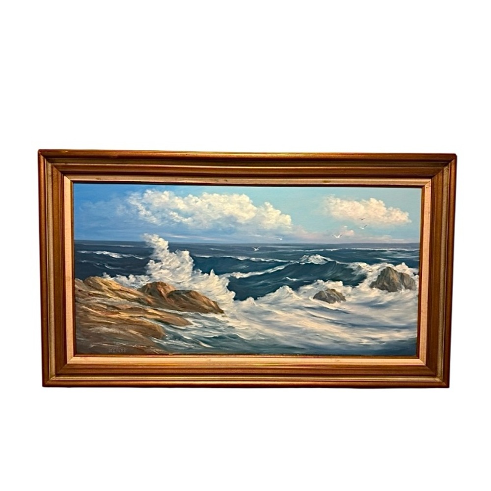 Steven’s Seascapes Ocean Waves Oil Painting
